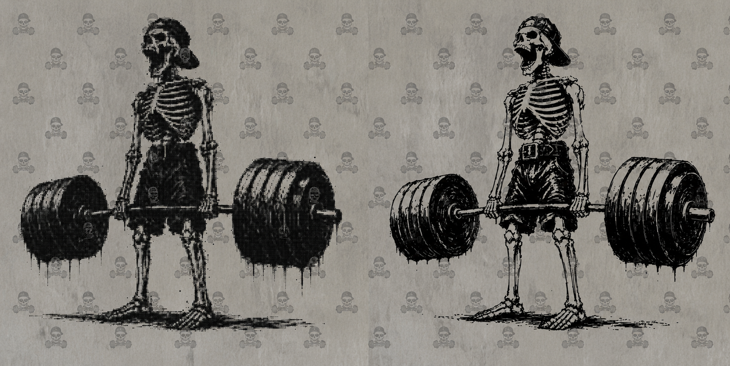 RONIN Skull Deadlift 5x4 Linen& Solid version