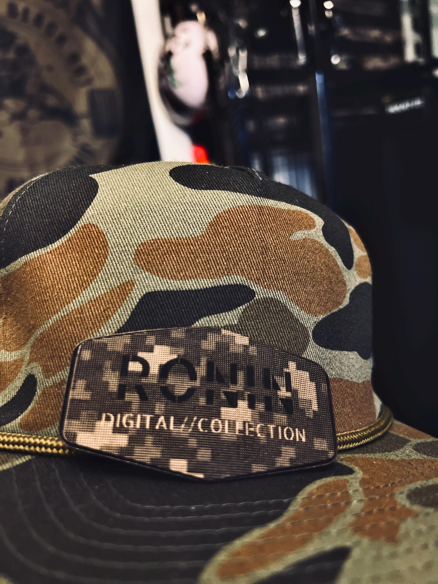 RONIN LINEN Digital Camo – 8 Shapes w/ 6x4 Template and Vertical Lines - - DIGITAL FILE