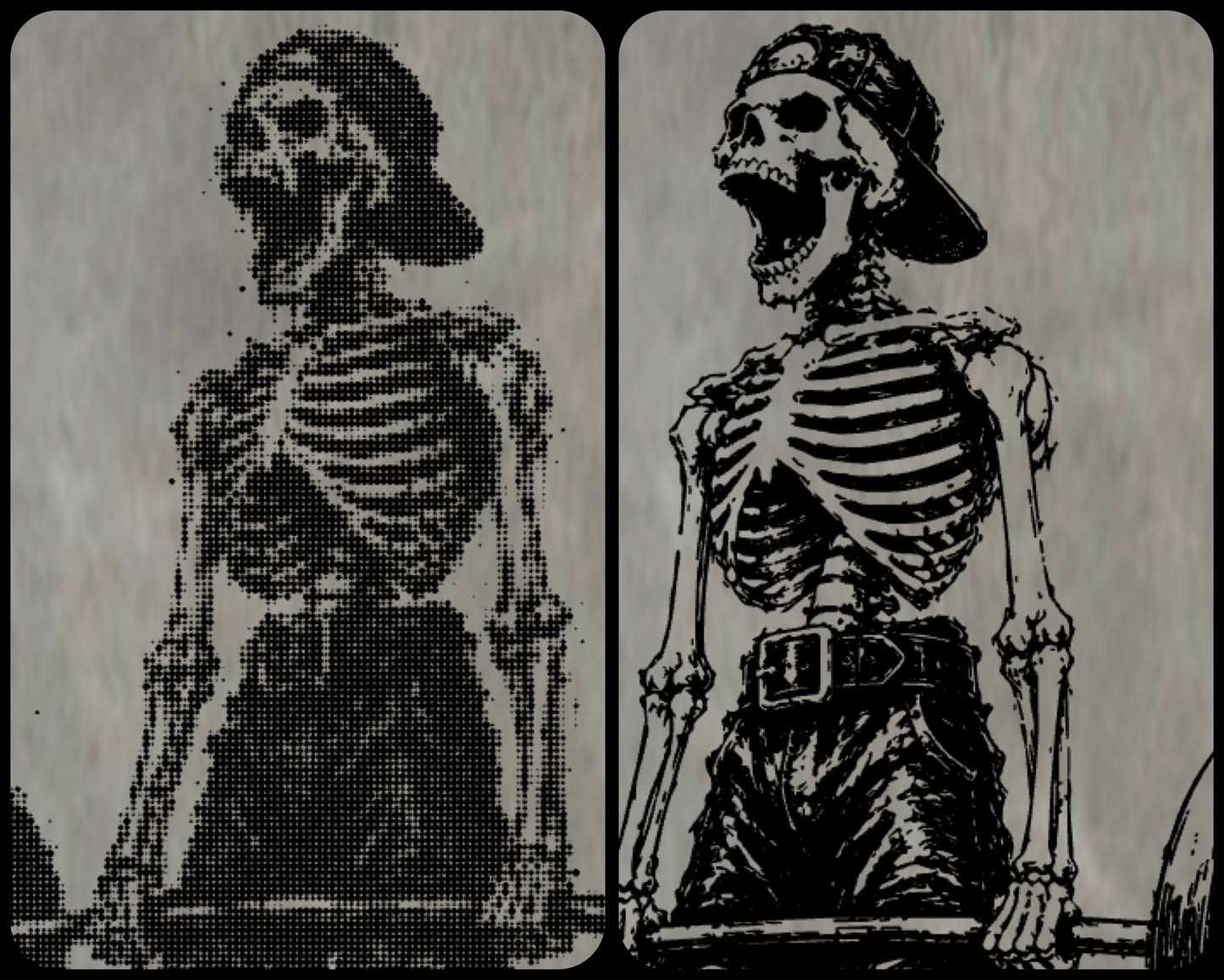 RONIN Skull Deadlift 5x4 Linen& Solid version