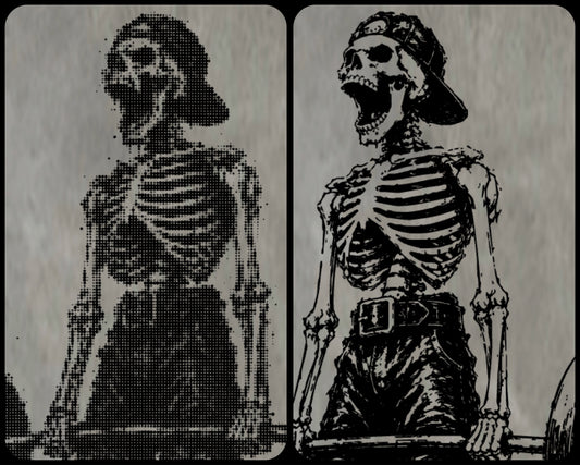 RONIN Skull Deadlift 5x4 Linen& Solid version