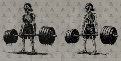 RONIN Skull Deadlift 5x4 Linen& Solid version