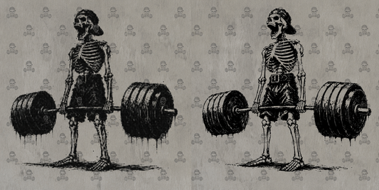 RONIN Skull Deadlift 5x4 Linen& Solid version