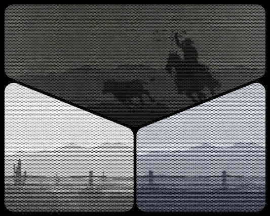 RONIN RODEO CHASE & WESTERN HORIZON 5X3 (3X SVGs)