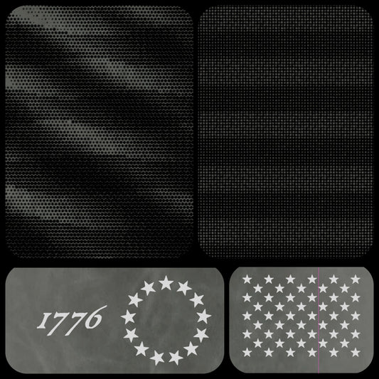 RONIN FLAG TEMPLATES 5X3 W/ STARS