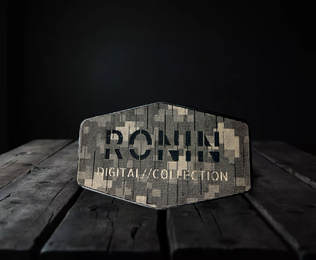 RONIN LINEN Digital Camo – 8 Shapes w/ 6x4 Template and Vertical Lines - - DIGITAL FILE